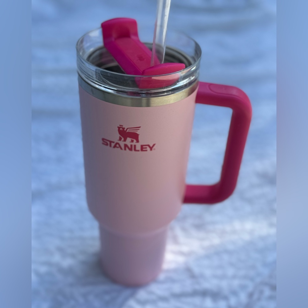Pink 40 oz Stanley Tumbler.